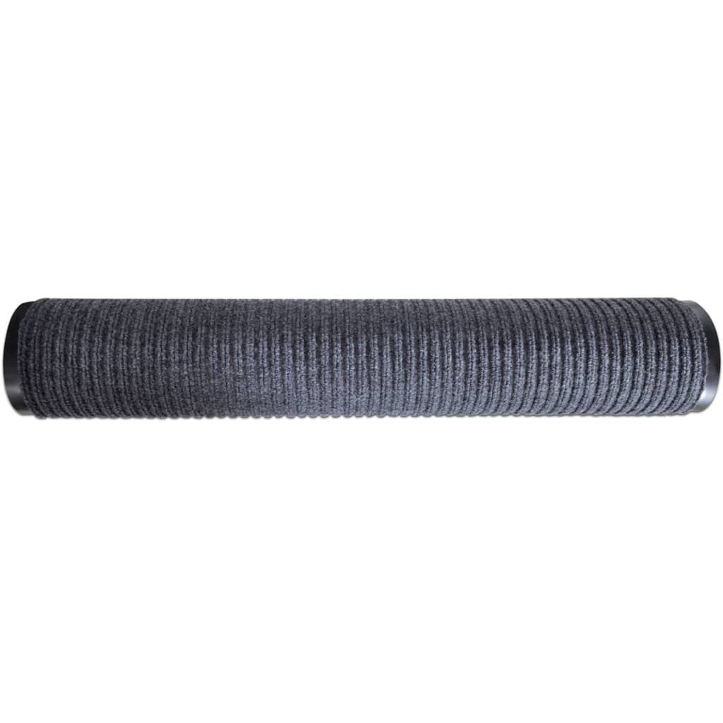 Deurmat 117x220 cm PVC grijs is nu te koop bij PeponiXL, paradijselijk wonen!