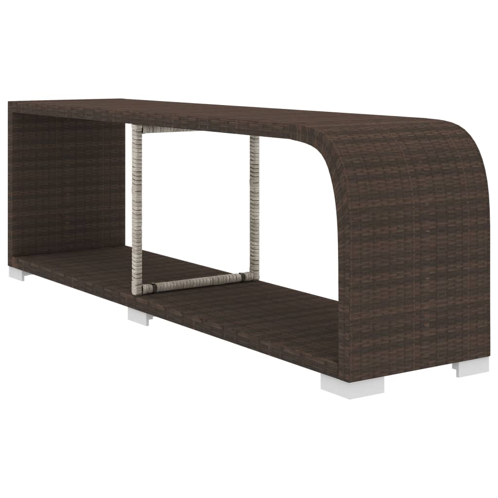 8-delige Loungeset met kussens poly rattan bruin is nu te koop bij PeponiXL, paradijselijk wonen!