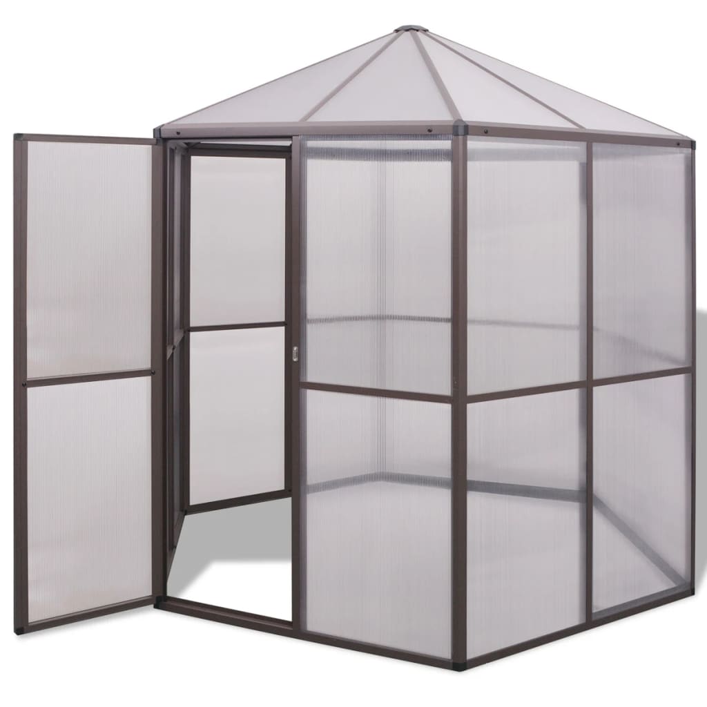 Tuinkas 240x211x232 aluminium is nu te koop bij PeponiXL, paradijselijk wonen!