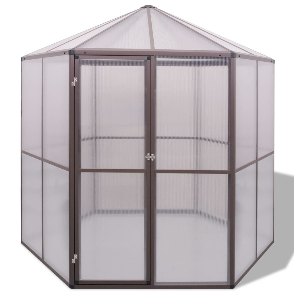 Tuinkas 240x211x232 aluminium is nu te koop bij PeponiXL, paradijselijk wonen!