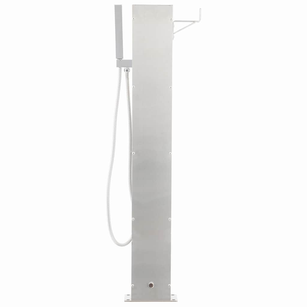 Tuindouchekraan 110 cm roestvrij staal is nu te koop bij PeponiXL, paradijselijk wonen!