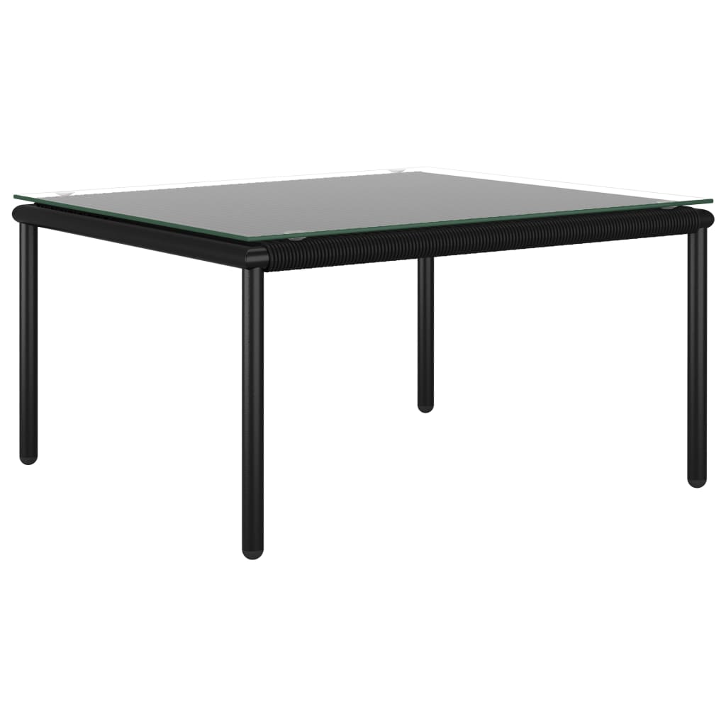 8-delige Loungeset met kussens PVC zwart is nu te koop bij PeponiXL, paradijselijk wonen!