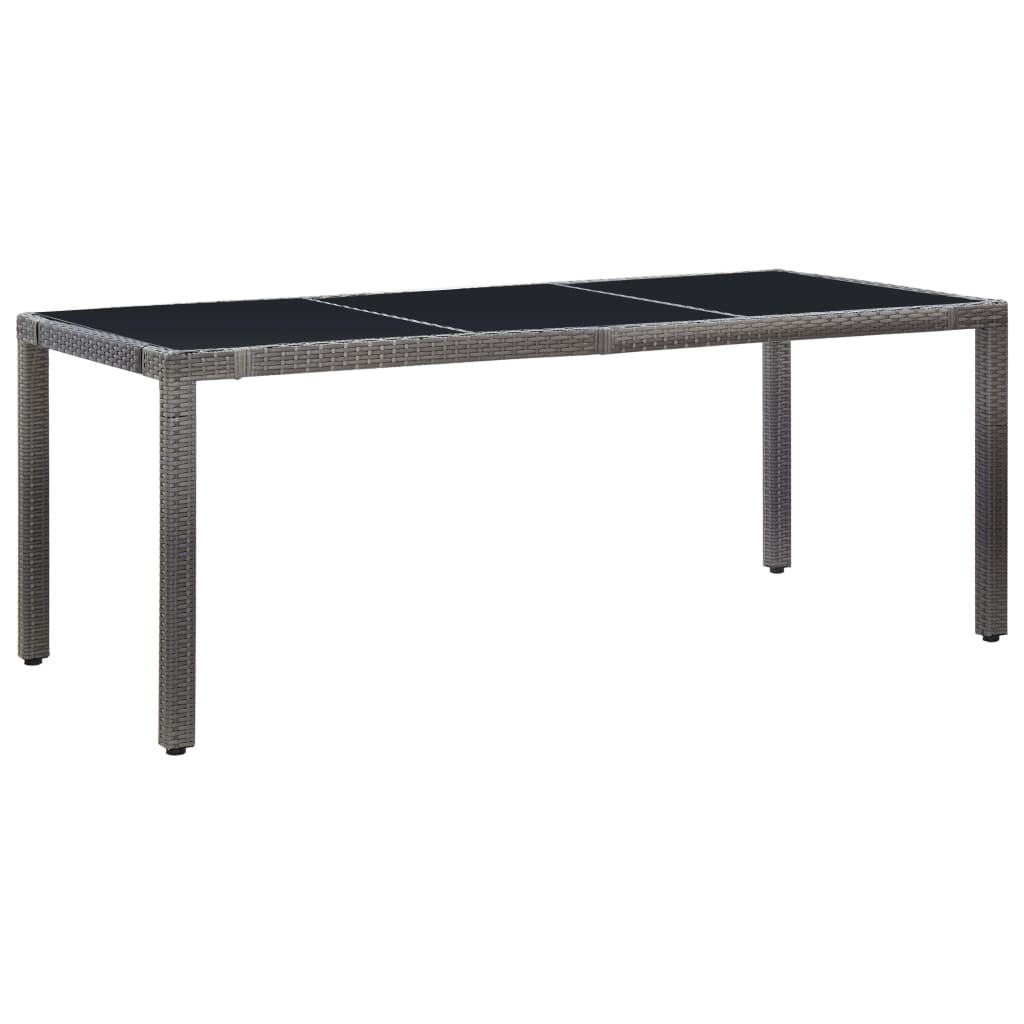 9-delige Tuinset poly rattan grijs is nu te koop bij PeponiXL, paradijselijk wonen!