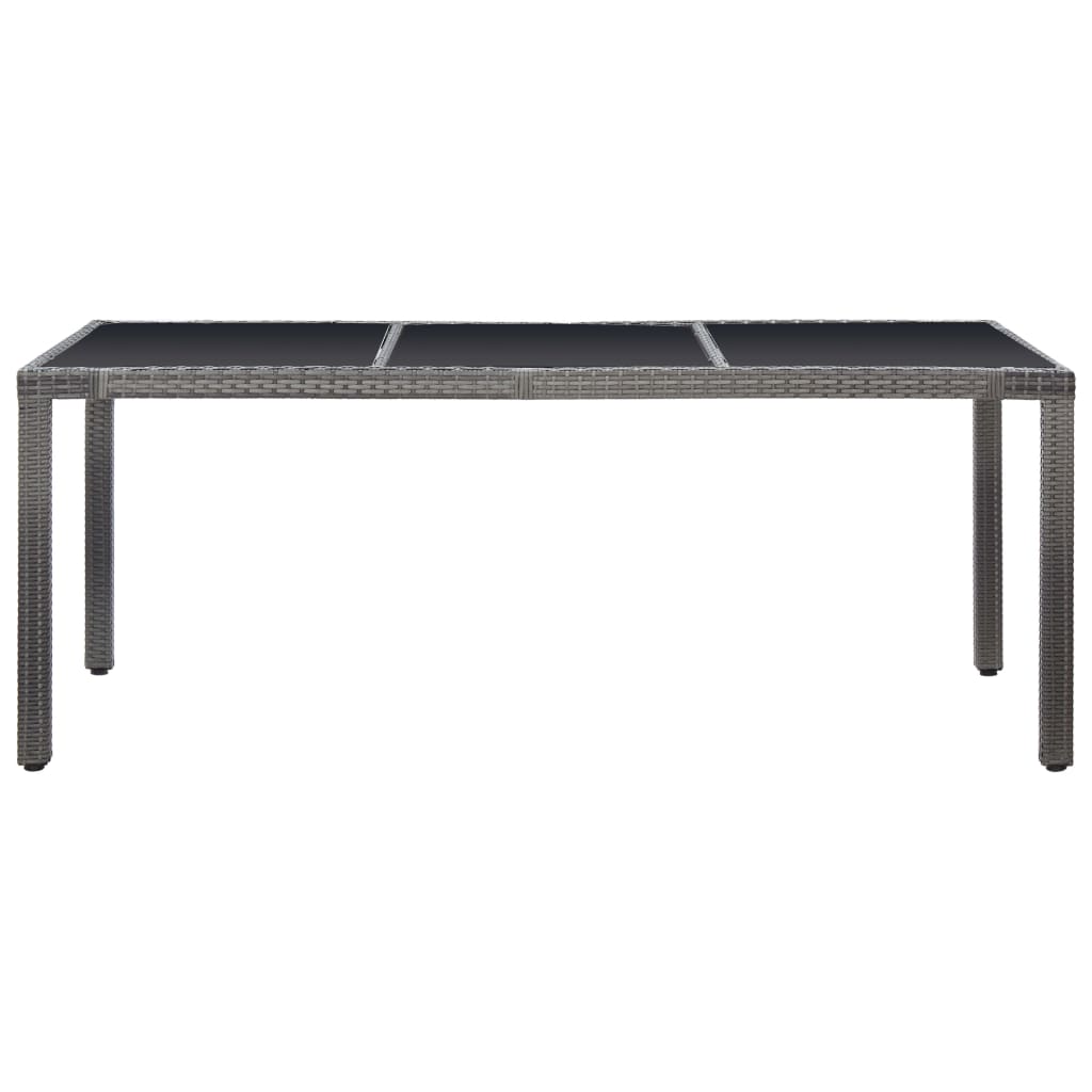 9-delige Tuinset poly rattan grijs is nu te koop bij PeponiXL, paradijselijk wonen!