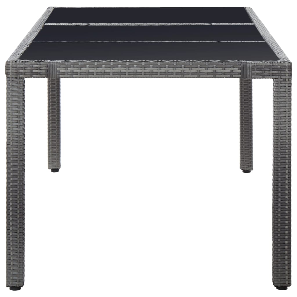 9-delige Tuinset poly rattan grijs is nu te koop bij PeponiXL, paradijselijk wonen!