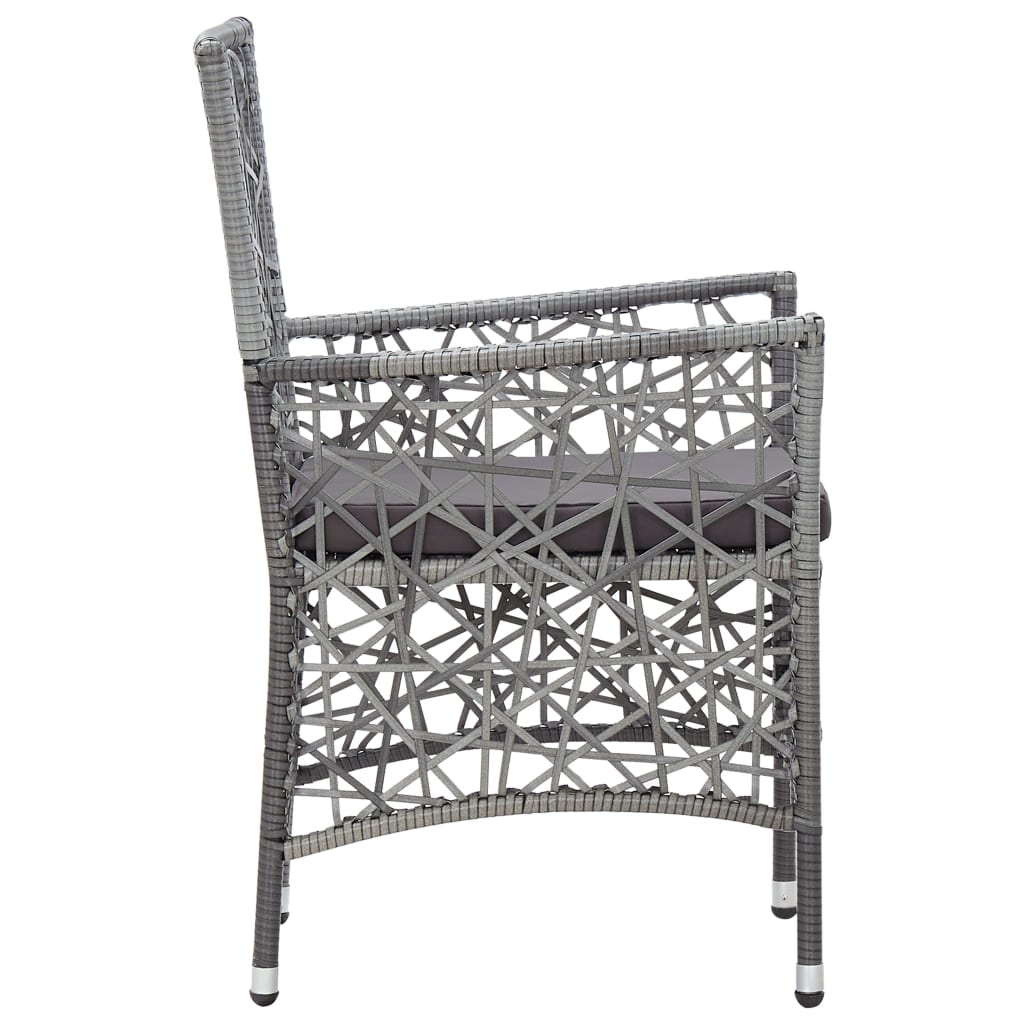 9-delige Tuinset poly rattan grijs is nu te koop bij PeponiXL, paradijselijk wonen!