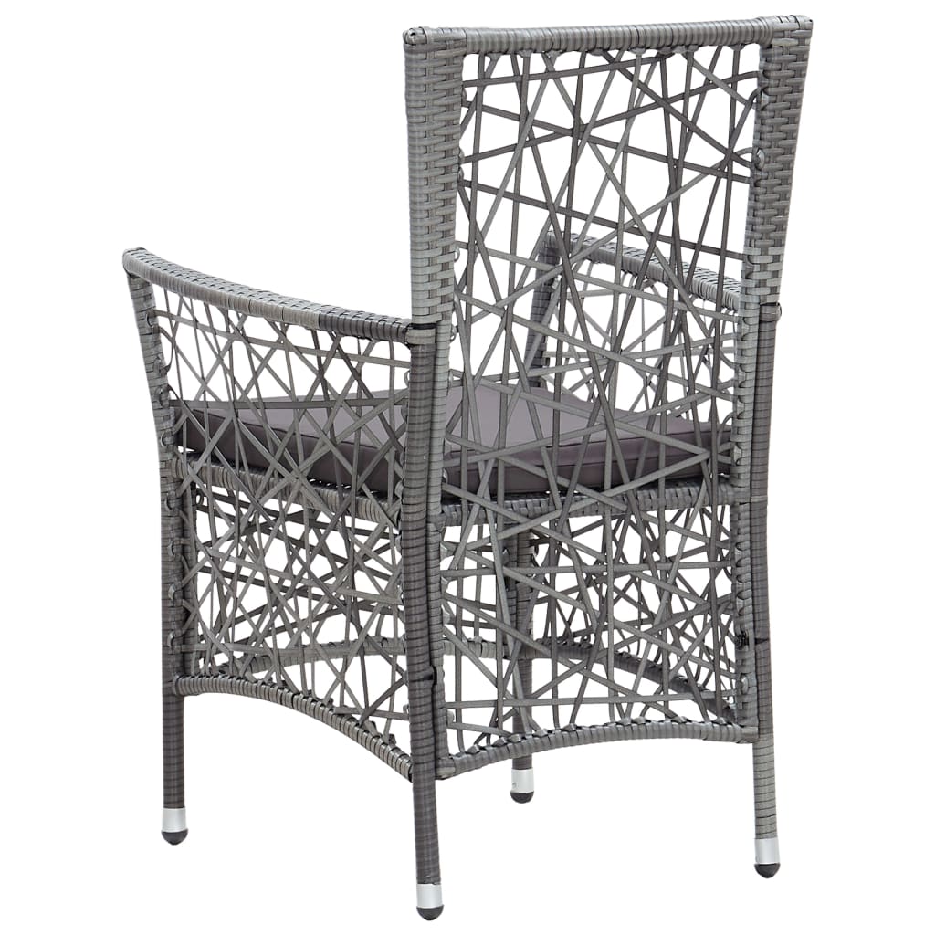 9-delige Tuinset poly rattan grijs is nu te koop bij PeponiXL, paradijselijk wonen!