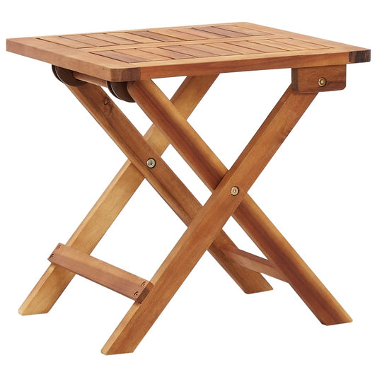 Salontafel inklapbaar 40x40x40 cm massief acaciahout is nu te koop bij PeponiXL, paradijselijk wonen!