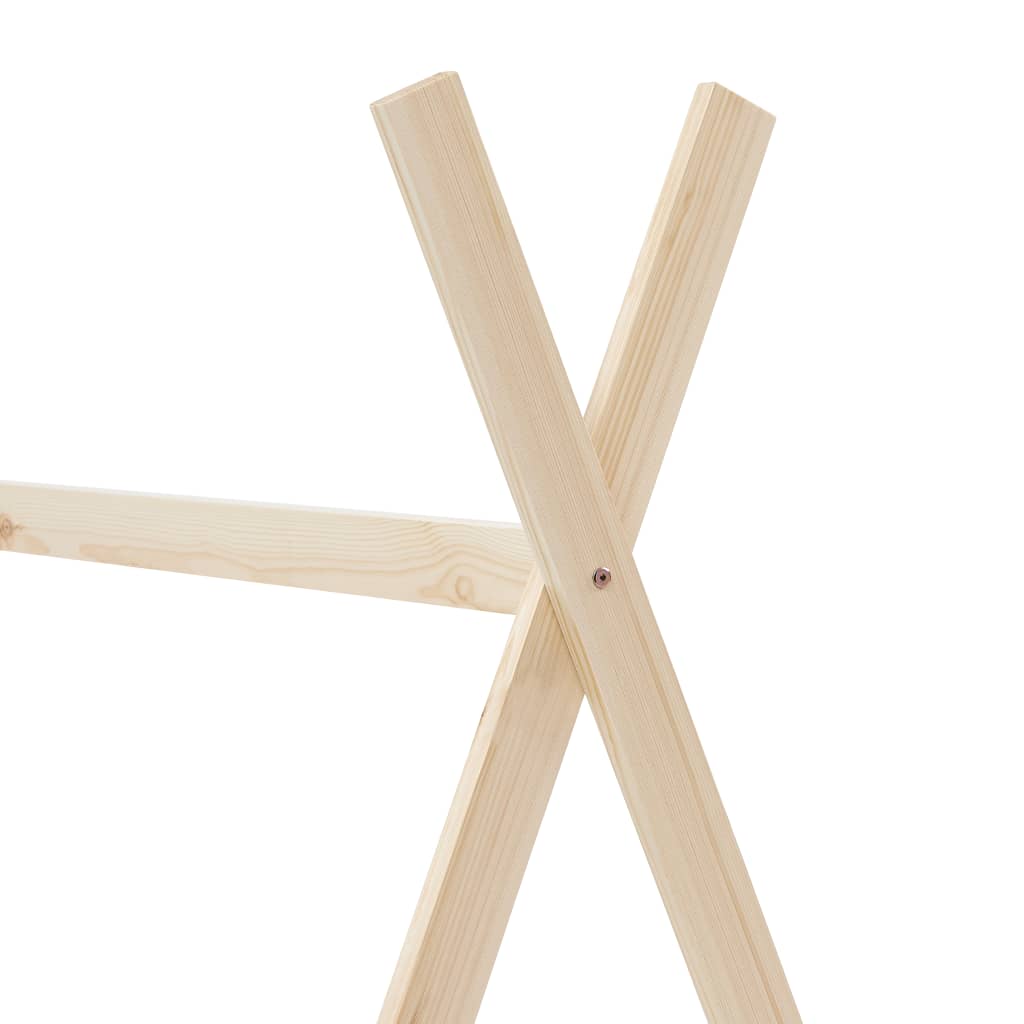 Kinderbedframe massief grenenhout 90x200 cm is nu te koop bij PeponiXL, paradijselijk wonen!