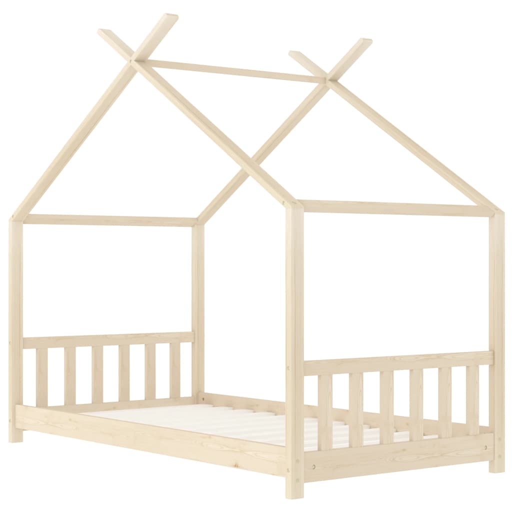 Kinderbedframe massief grenenhout 80x160 cm is nu te koop bij PeponiXL, paradijselijk wonen!