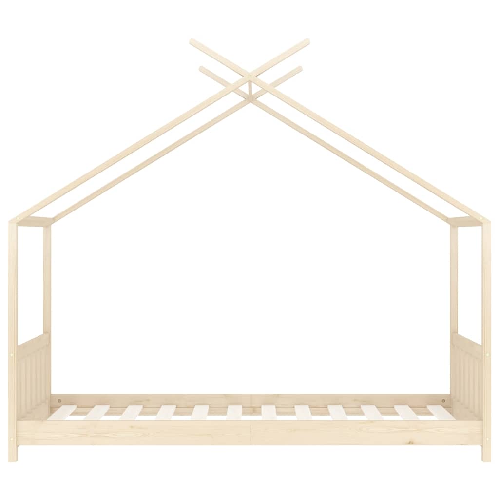 Kinderbedframe massief grenenhout 80x160 cm is nu te koop bij PeponiXL, paradijselijk wonen!