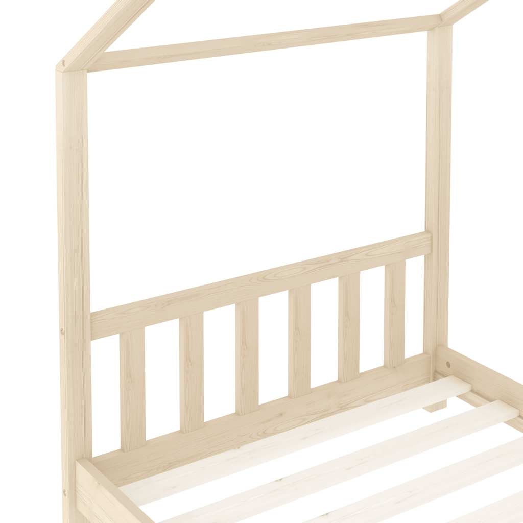 Kinderbedframe massief grenenhout 80x160 cm is nu te koop bij PeponiXL, paradijselijk wonen!