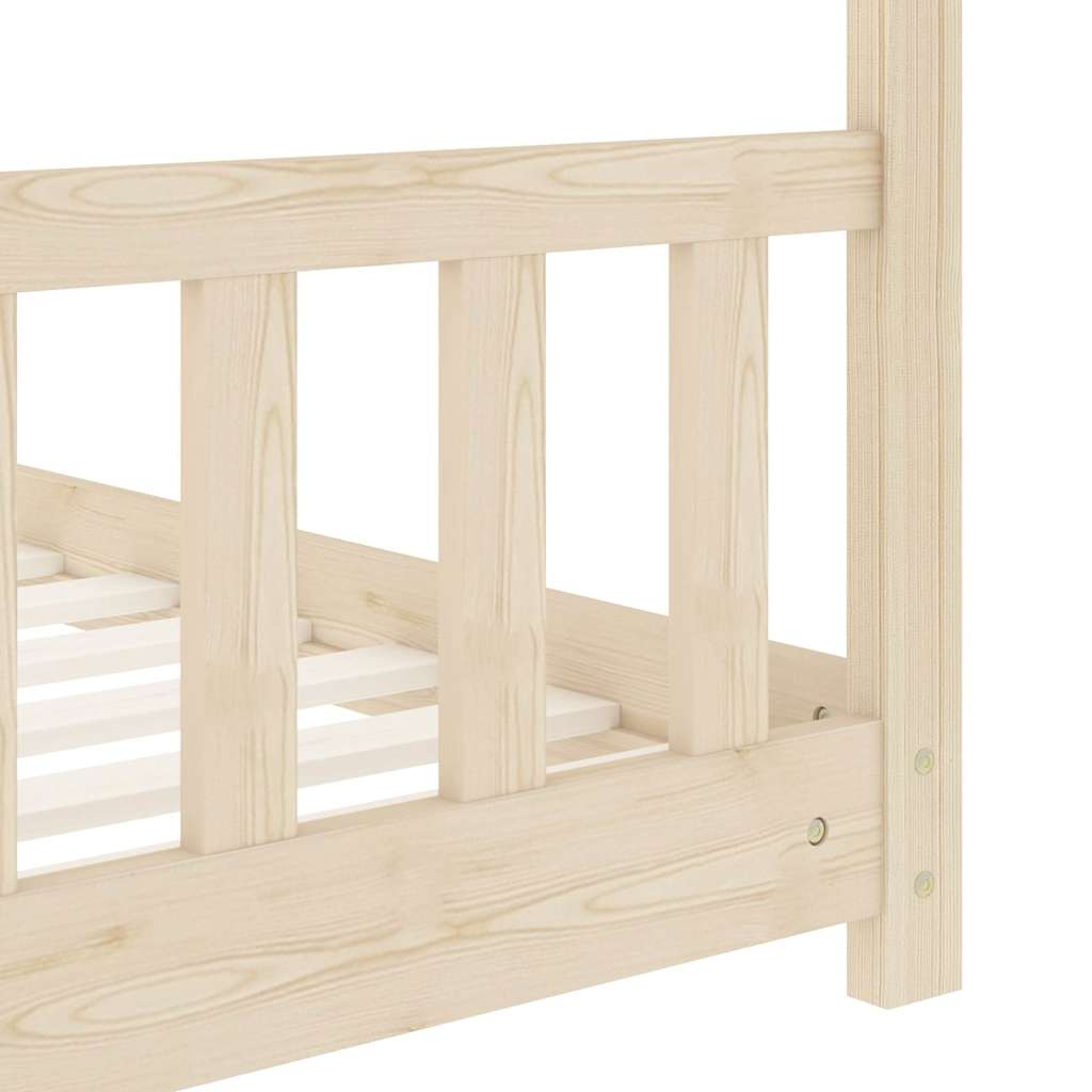 Kinderbedframe massief grenenhout 80x160 cm is nu te koop bij PeponiXL, paradijselijk wonen!