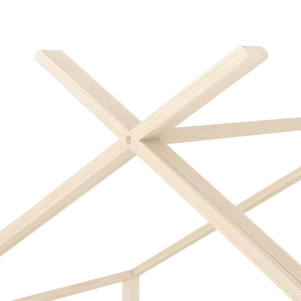 Kinderbedframe massief grenenhout 80x160 cm is nu te koop bij PeponiXL, paradijselijk wonen!