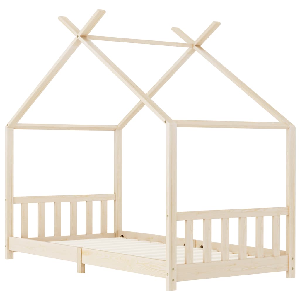 Kinderbedframe massief grenenhout 90x200 cm is nu te koop bij PeponiXL, paradijselijk wonen!
