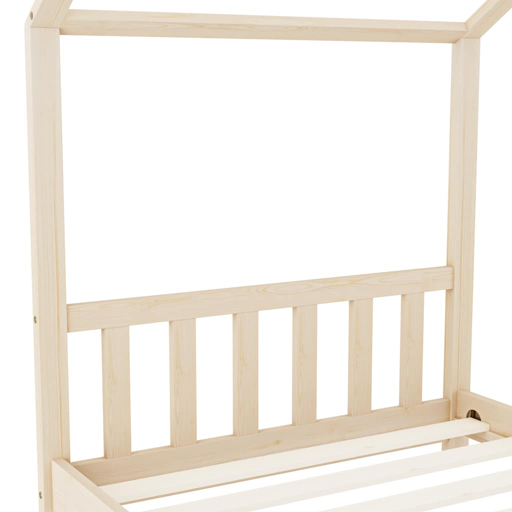 Kinderbedframe massief grenenhout 90x200 cm is nu te koop bij PeponiXL, paradijselijk wonen!