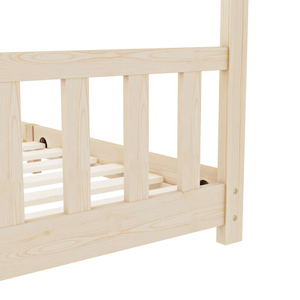 Kinderbedframe massief grenenhout 90x200 cm is nu te koop bij PeponiXL, paradijselijk wonen!