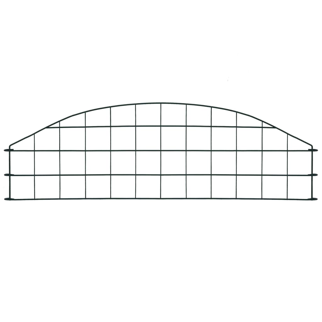 Schuttingset gebogen 77,3x26 cm groen is nu te koop bij PeponiXL, paradijselijk wonen!