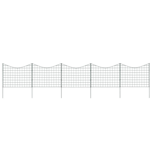 Schuttingset hol gebogen 77,5x64 cm groen is nu te koop bij PeponiXL, paradijselijk wonen!
