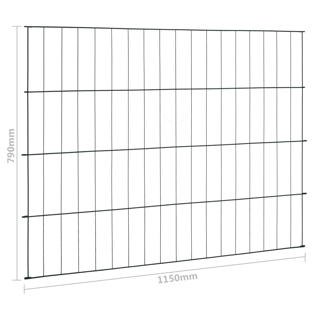 Schuttingset 115x79 cm groen is nu te koop bij PeponiXL, paradijselijk wonen!