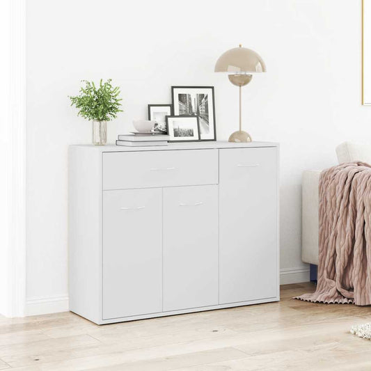 Dressoir 88x30x70 cm bewerkt hout wit is nu te koop bij PeponiXL, paradijselijk wonen!