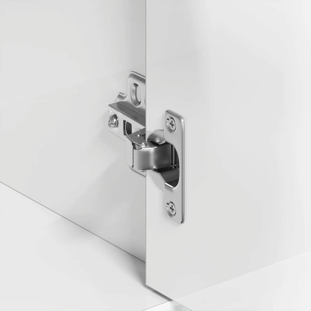 Dressoir 88x30x70 cm bewerkt hout hoogglans wit is nu te koop bij PeponiXL, paradijselijk wonen!