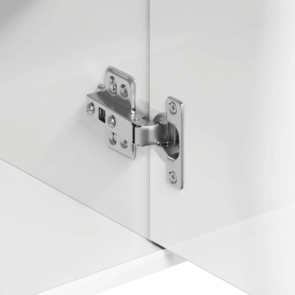 Dressoir 88x30x70 cm bewerkt hout hoogglans wit is nu te koop bij PeponiXL, paradijselijk wonen!