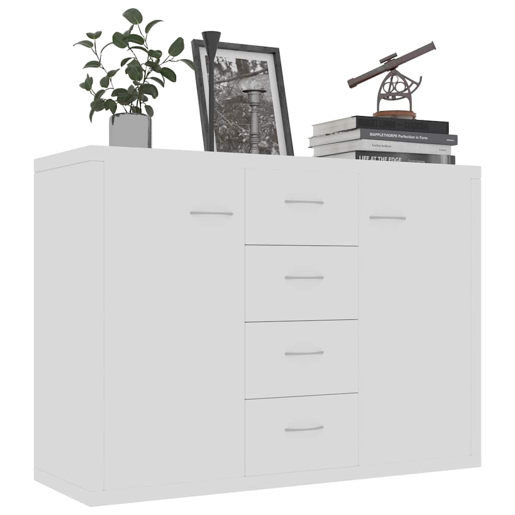 Dressoir 88x30x65 cm bewerkt hout wit is nu te koop bij PeponiXL, paradijselijk wonen!