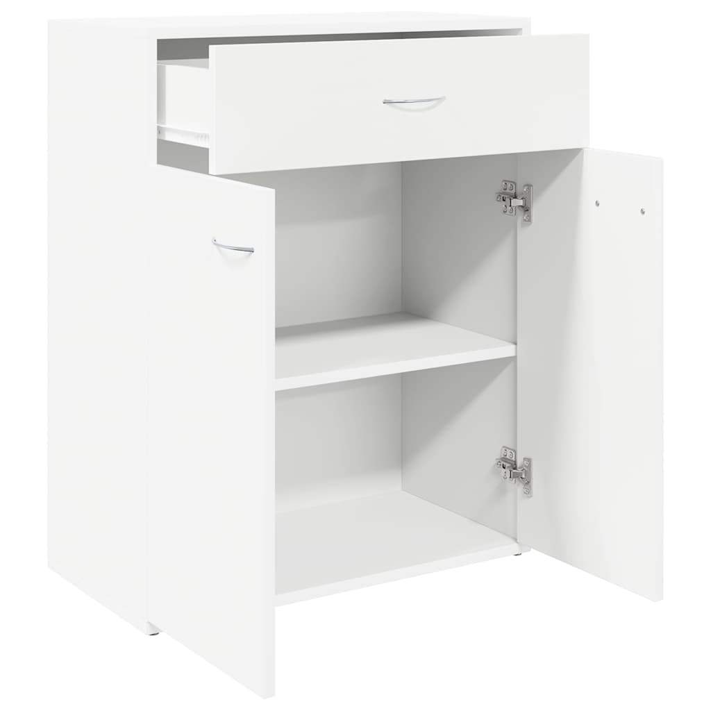 Dressoir 60x30x75 cm bewerkt hout wit is nu te koop bij PeponiXL, paradijselijk wonen!