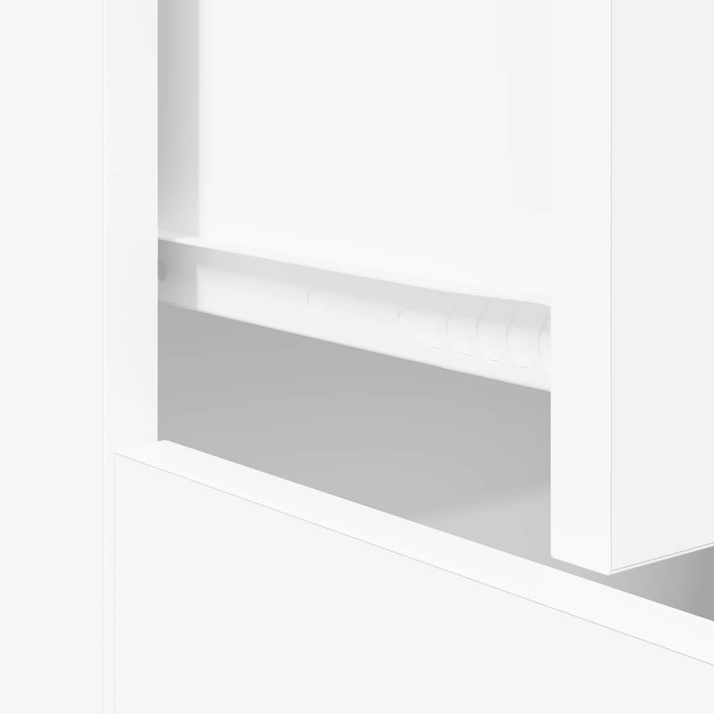 Dressoir 60x30x75 cm bewerkt hout wit is nu te koop bij PeponiXL, paradijselijk wonen!