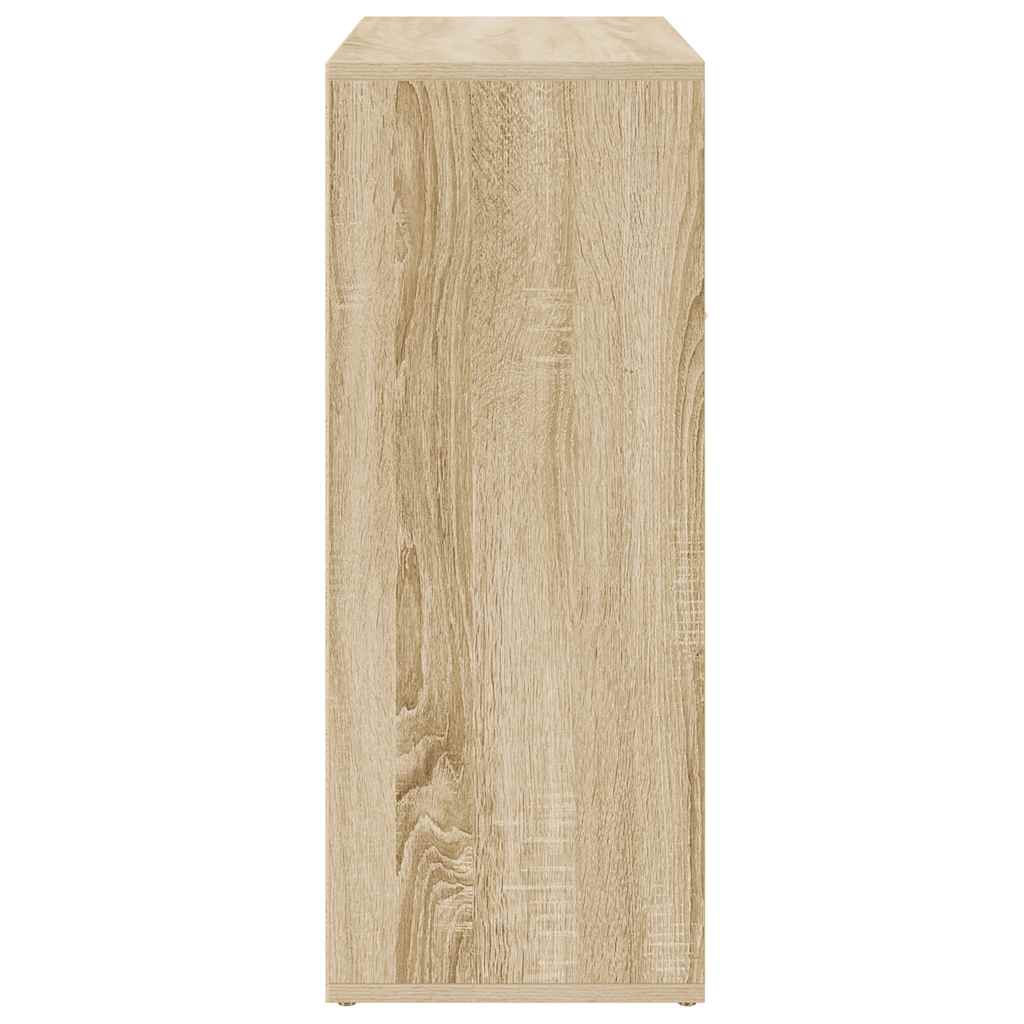 Dressoir 60x30x75 cm bewerkt hout sonoma eikenkleurig is nu te koop bij PeponiXL, paradijselijk wonen!