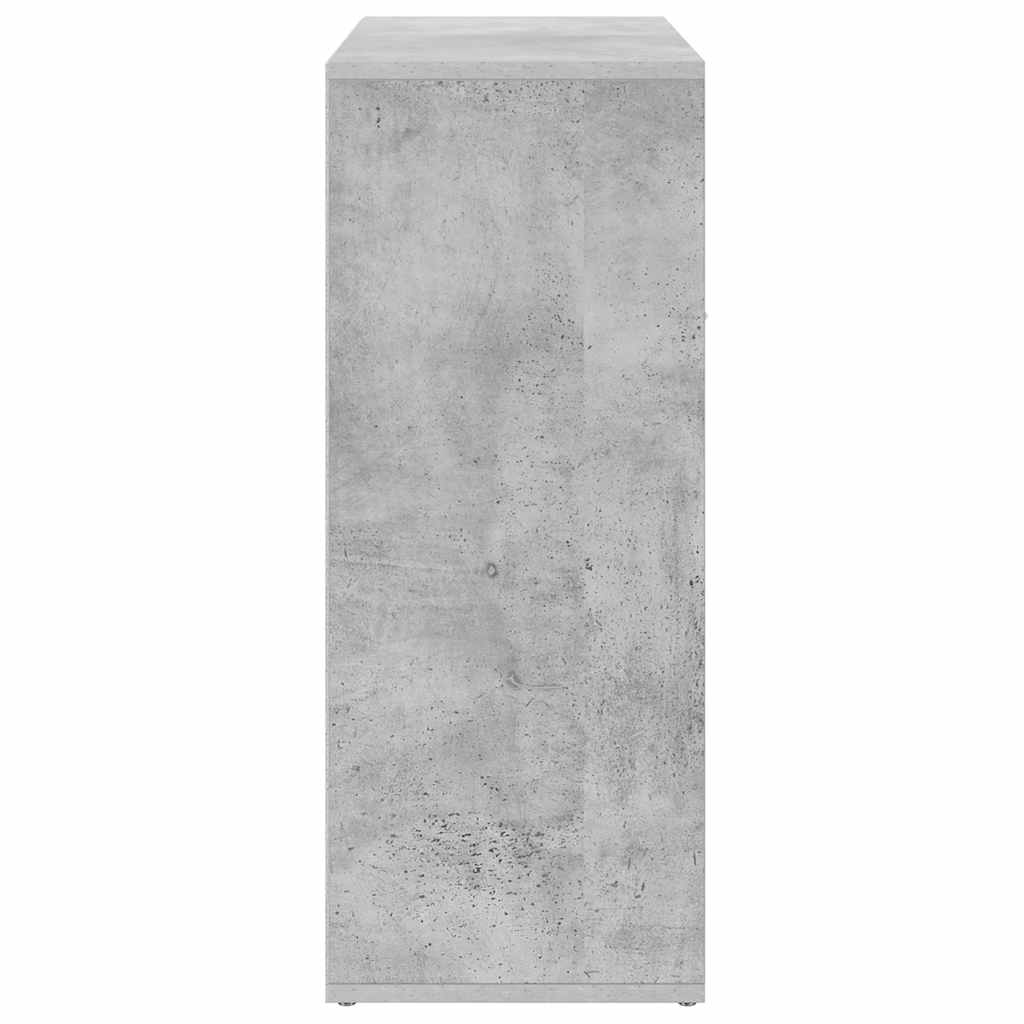 Dressoir 60x30x75 cm bewerkt hout betongrijs is nu te koop bij PeponiXL, paradijselijk wonen!