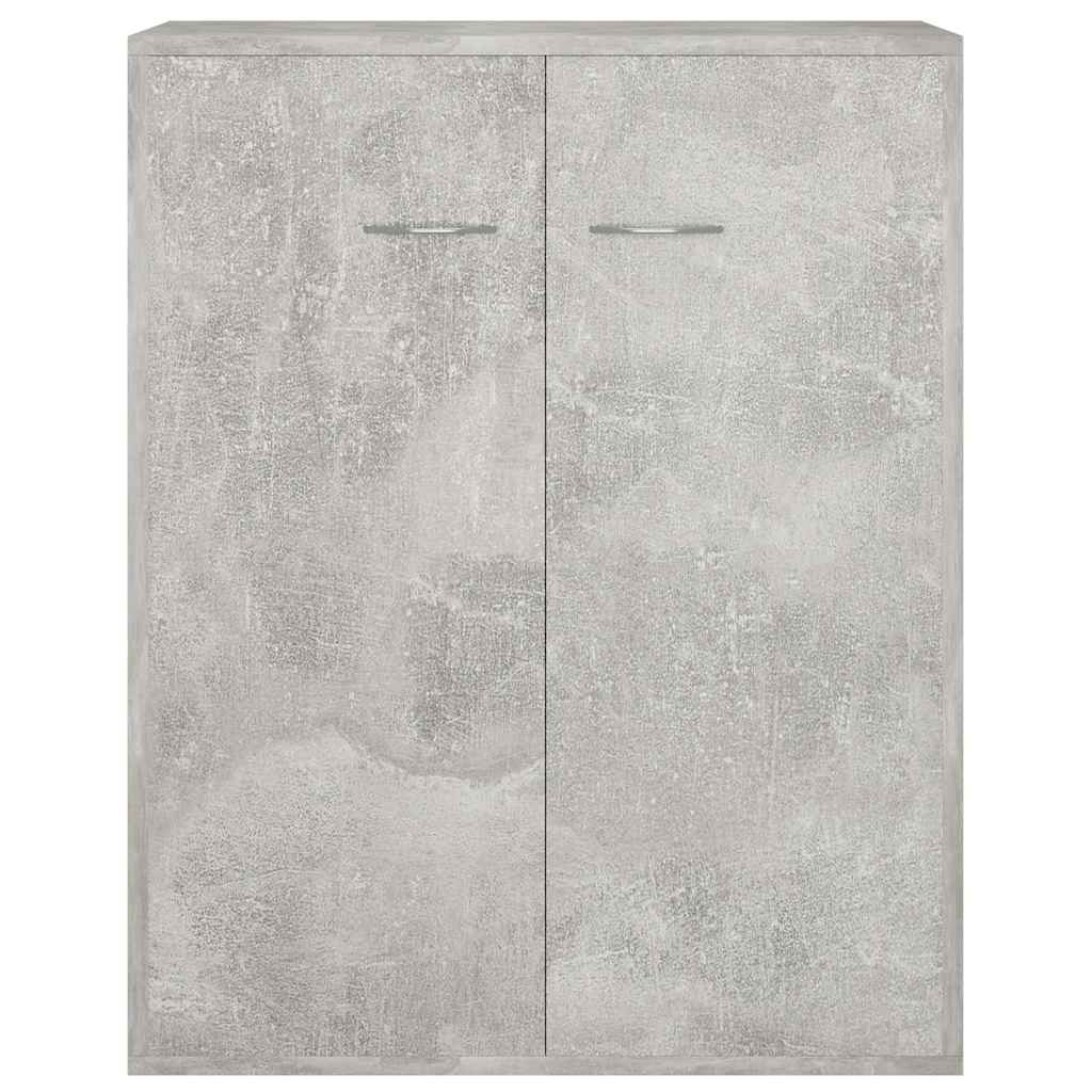 Dressoir 60x30x75 cm bewerkt hout betongrijs is nu te koop bij PeponiXL, paradijselijk wonen!