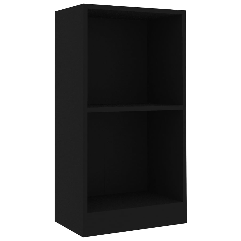 Boekenkast 40x24x75 cm bewerkt hout zwart is nu te koop bij PeponiXL, paradijselijk wonen!