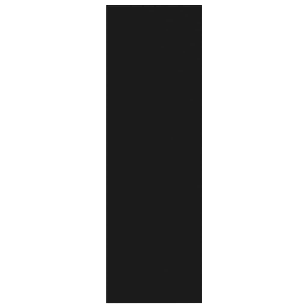 Boekenkast 40x24x75 cm bewerkt hout zwart is nu te koop bij PeponiXL, paradijselijk wonen!