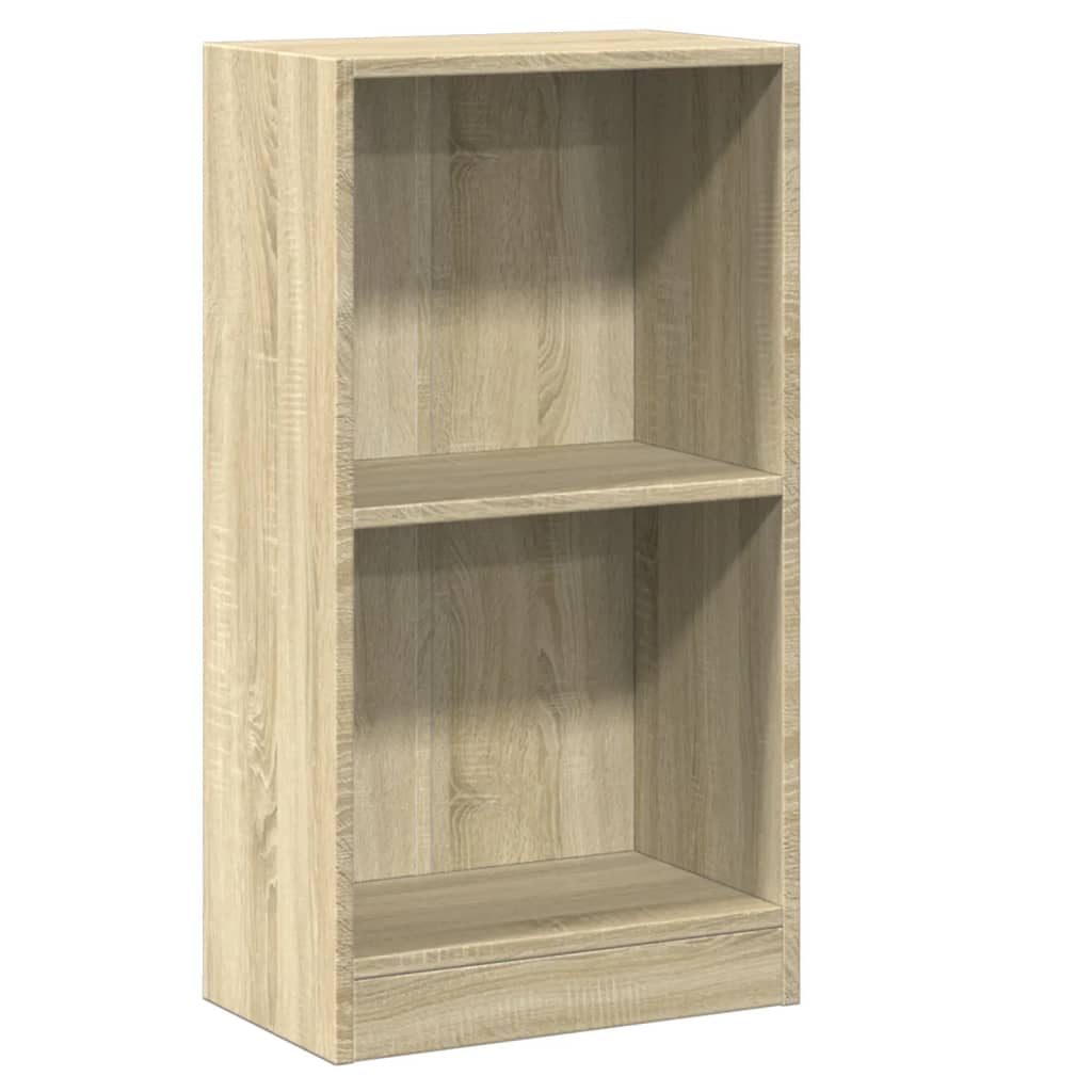 Boekenkast 40x24x75 cm bewerkt hout sonoma eikenkleurig is nu te koop bij PeponiXL, paradijselijk wonen!