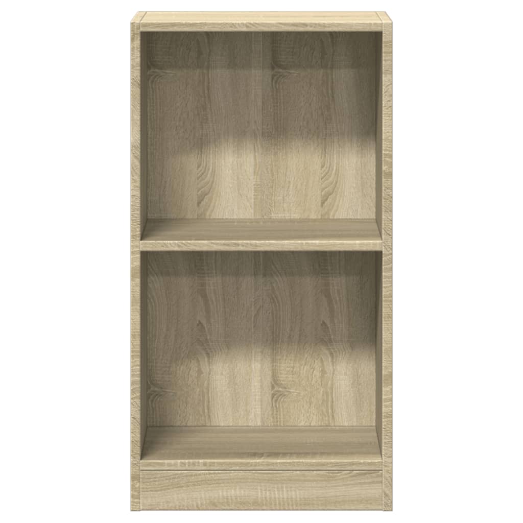Boekenkast 40x24x75 cm bewerkt hout sonoma eikenkleurig is nu te koop bij PeponiXL, paradijselijk wonen!