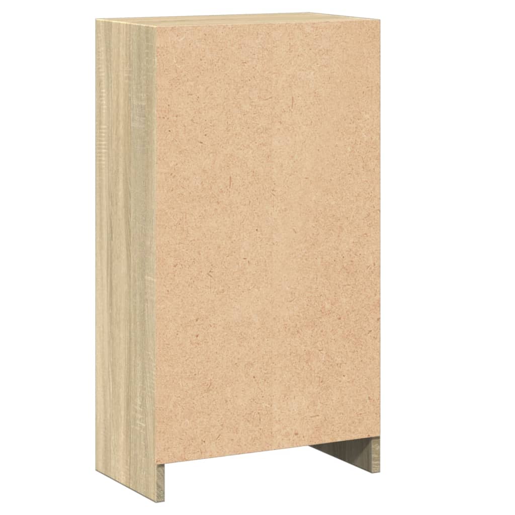 Boekenkast 40x24x75 cm bewerkt hout sonoma eikenkleurig is nu te koop bij PeponiXL, paradijselijk wonen!