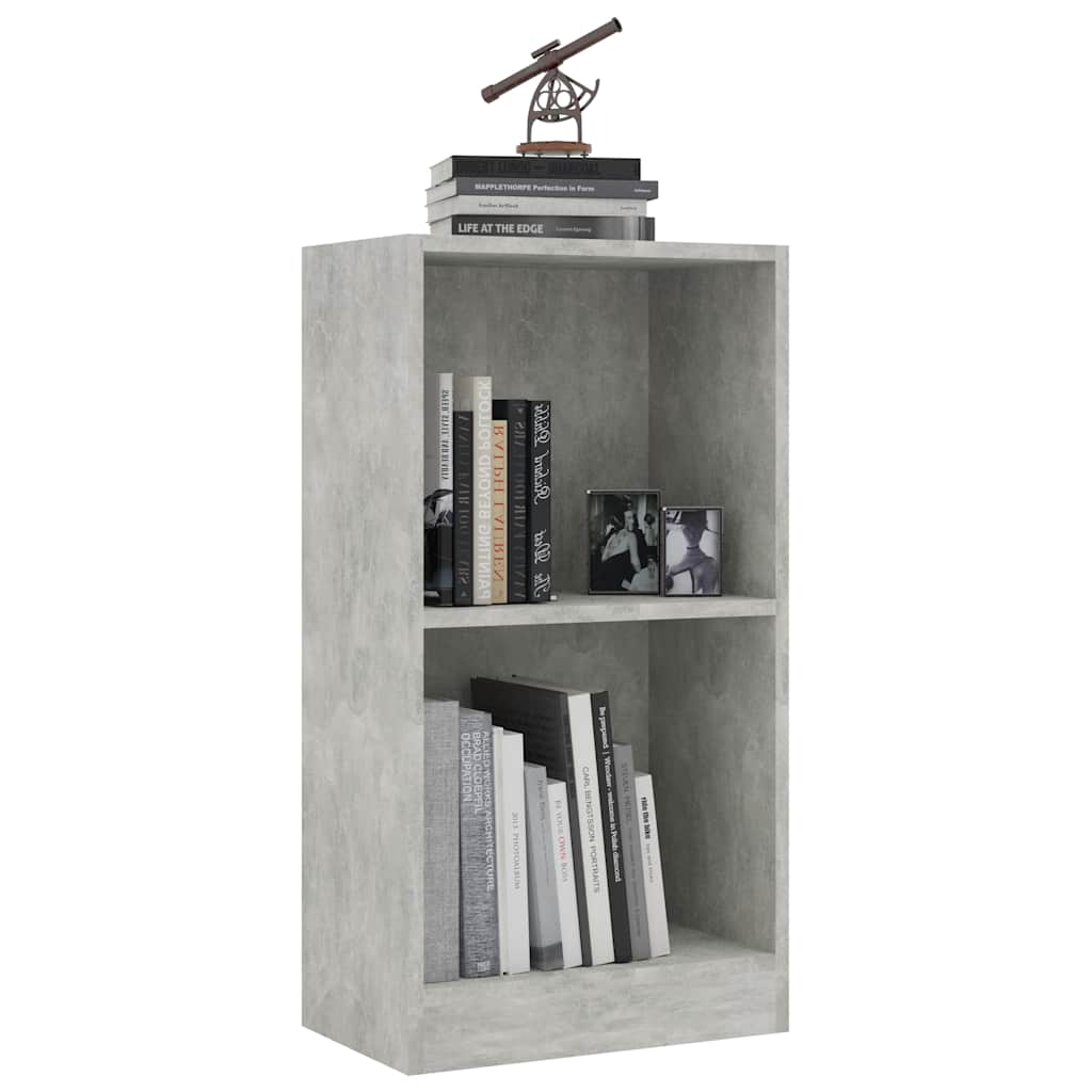 Boekenkast 40x24x75 cm bewerkt hout betongrijs is nu te koop bij PeponiXL, paradijselijk wonen!