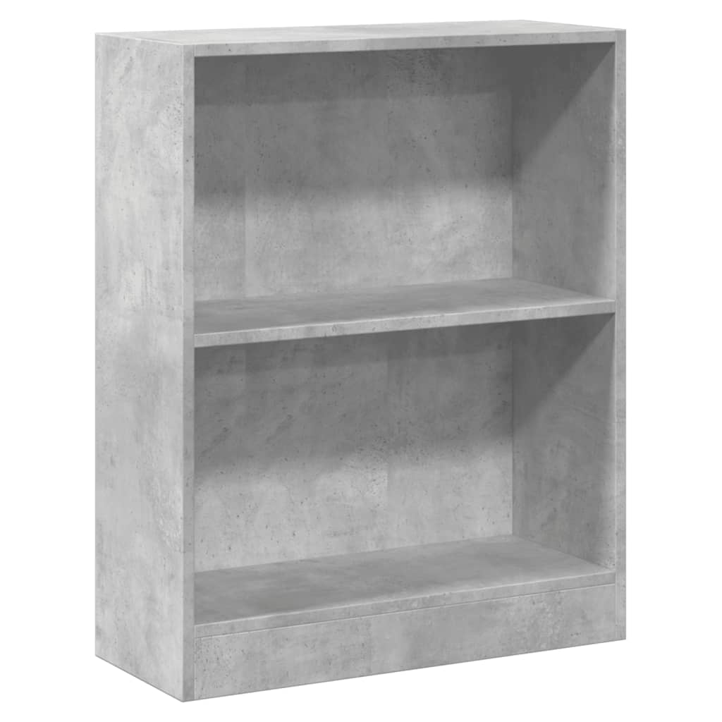 Boekenkast 60x24x76 cm bewerkt hout betongrijs is nu te koop bij PeponiXL, paradijselijk wonen!