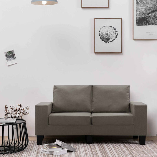 Bank Taupe Tweezitsbank Stof is nu te koop bij PeponiXL, paradijselijk wonen!