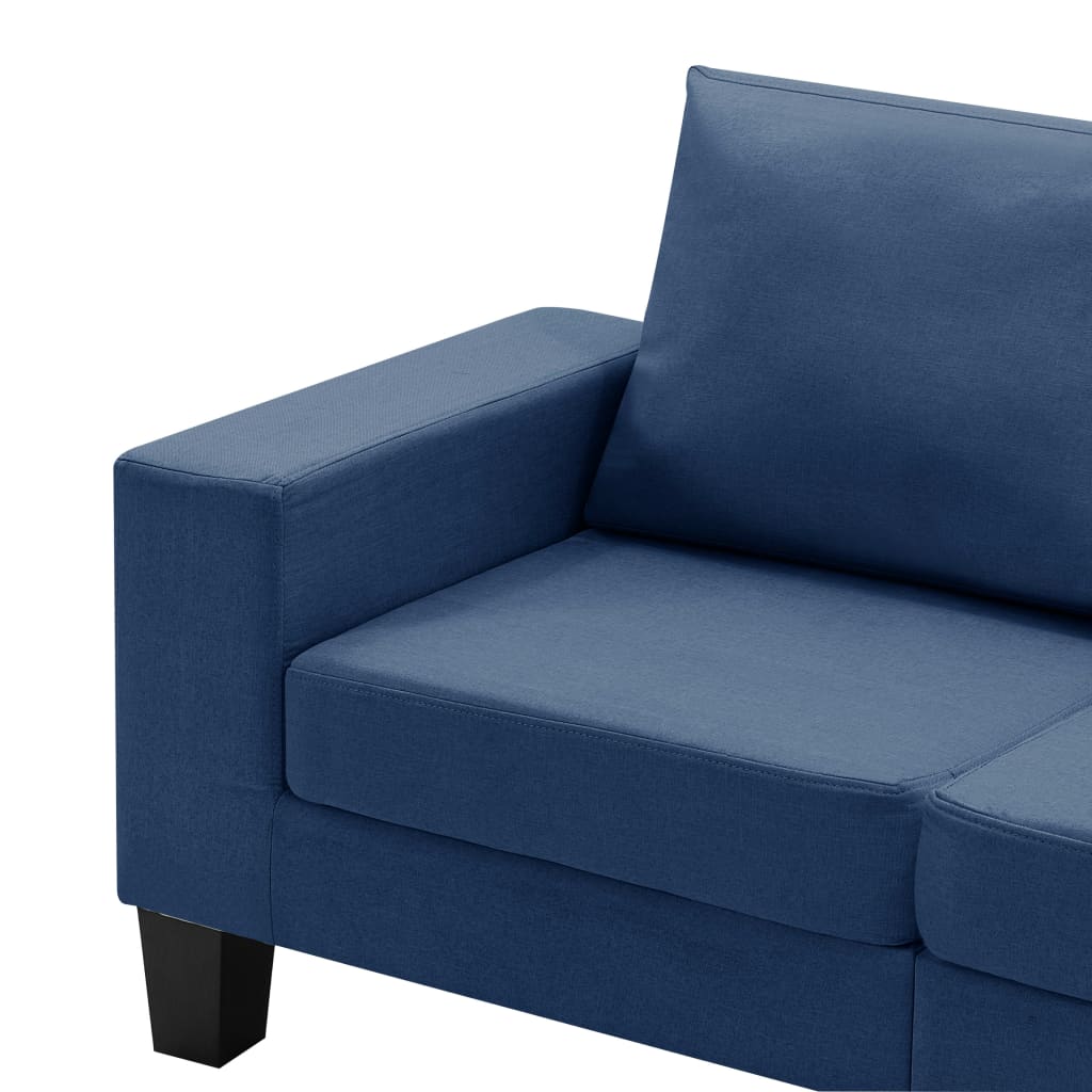 Vijfzitsbank stof blauw is nu te koop bij PeponiXL, paradijselijk wonen!