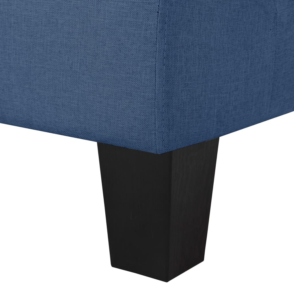 Vijfzitsbank stof blauw is nu te koop bij PeponiXL, paradijselijk wonen!