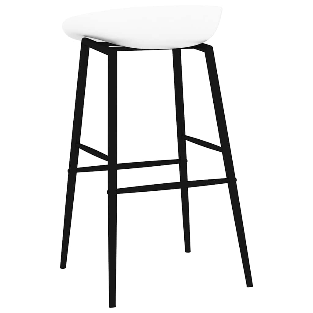 Barstoelen 2 st wit is nu te koop bij PeponiXL, paradijselijk wonen!