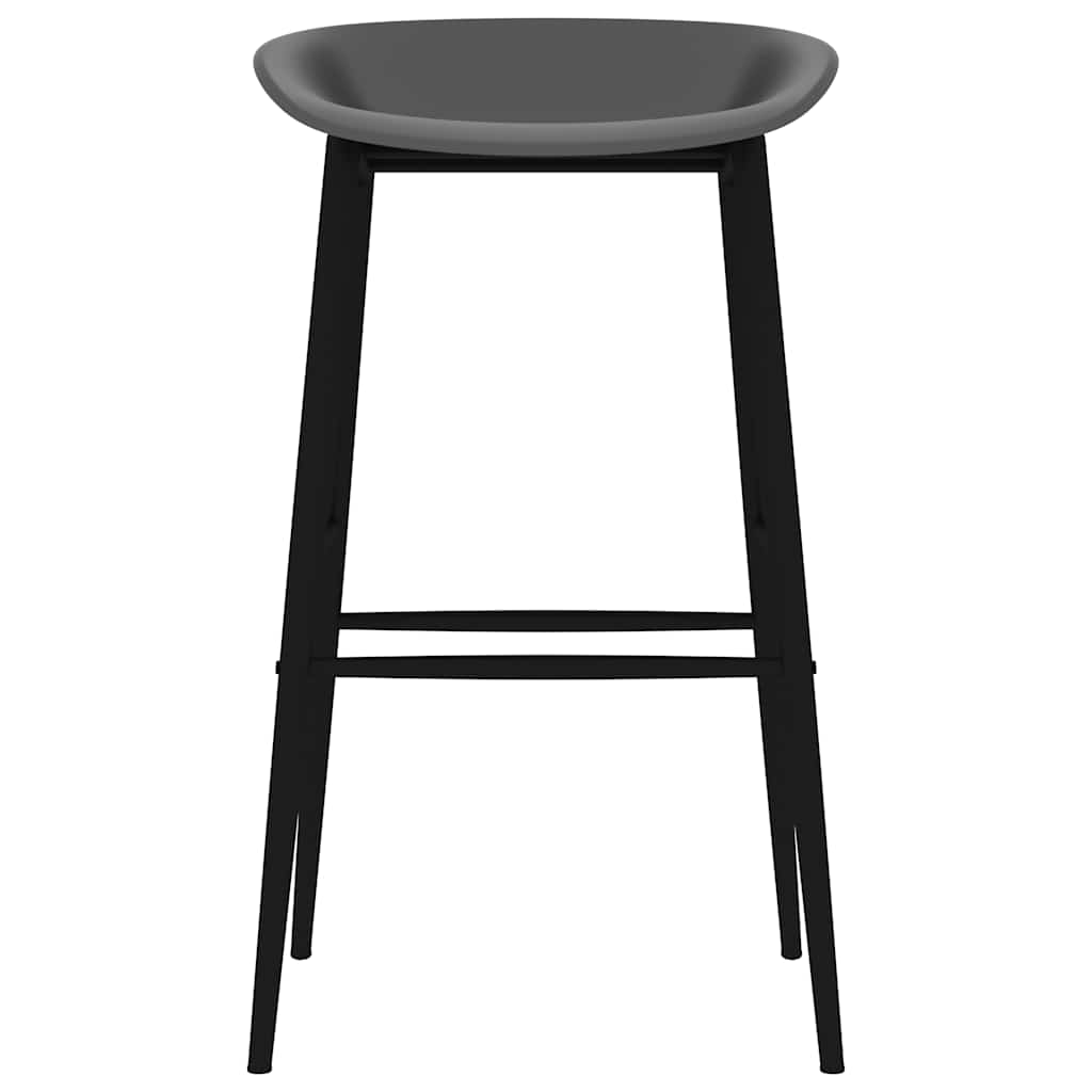 Barstoelen 2 st grijs is nu te koop bij PeponiXL, paradijselijk wonen!