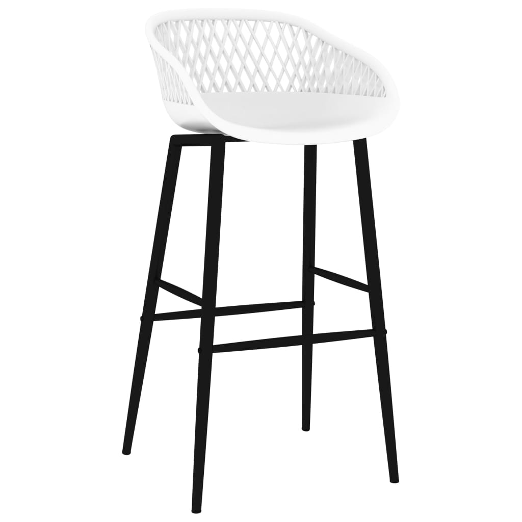 Barstoelen 4 st wit is nu te koop bij PeponiXL, paradijselijk wonen!
