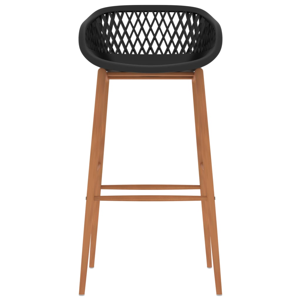 Barstoelen 4 st zwart is nu te koop bij PeponiXL, paradijselijk wonen!