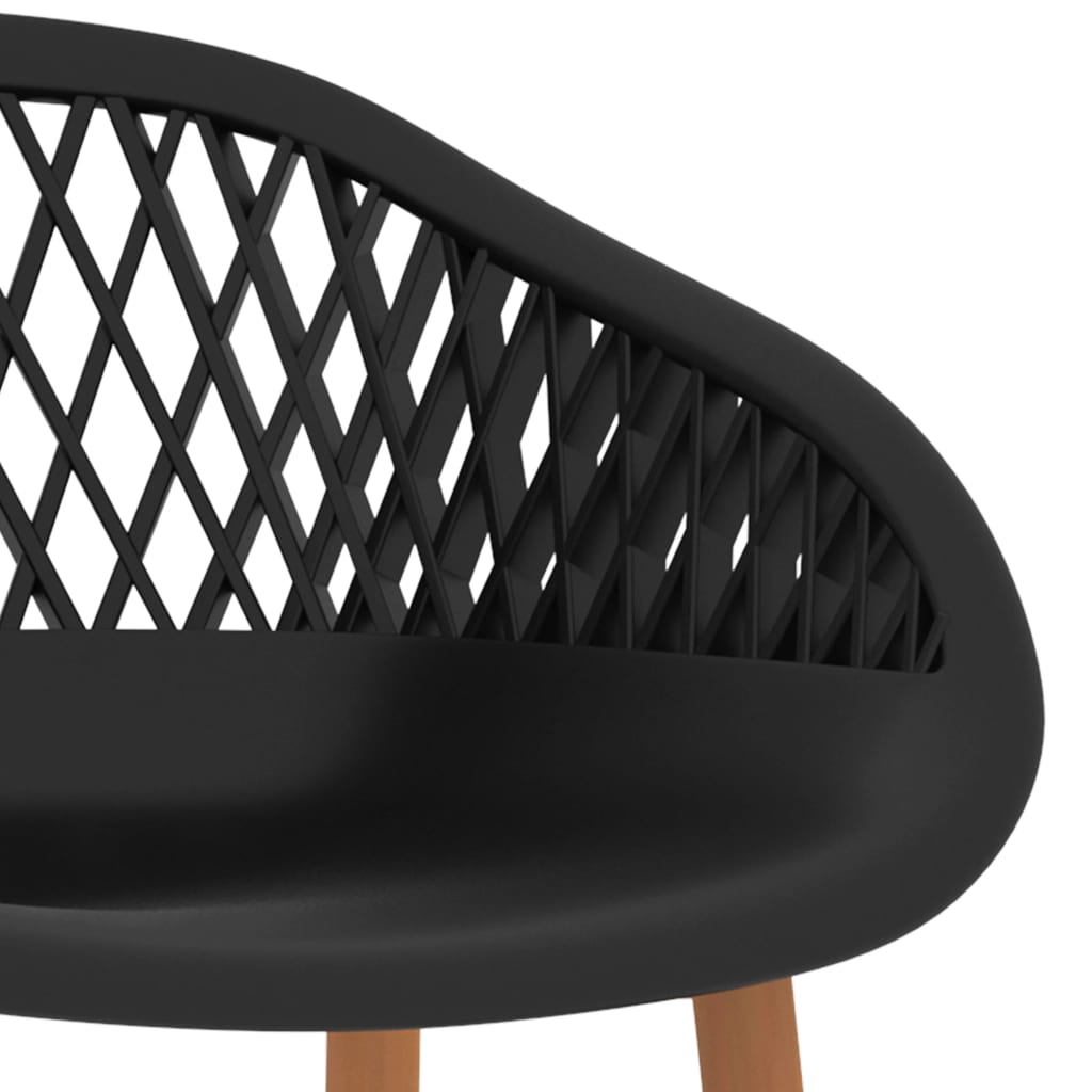 Barstoelen 4 st zwart is nu te koop bij PeponiXL, paradijselijk wonen!
