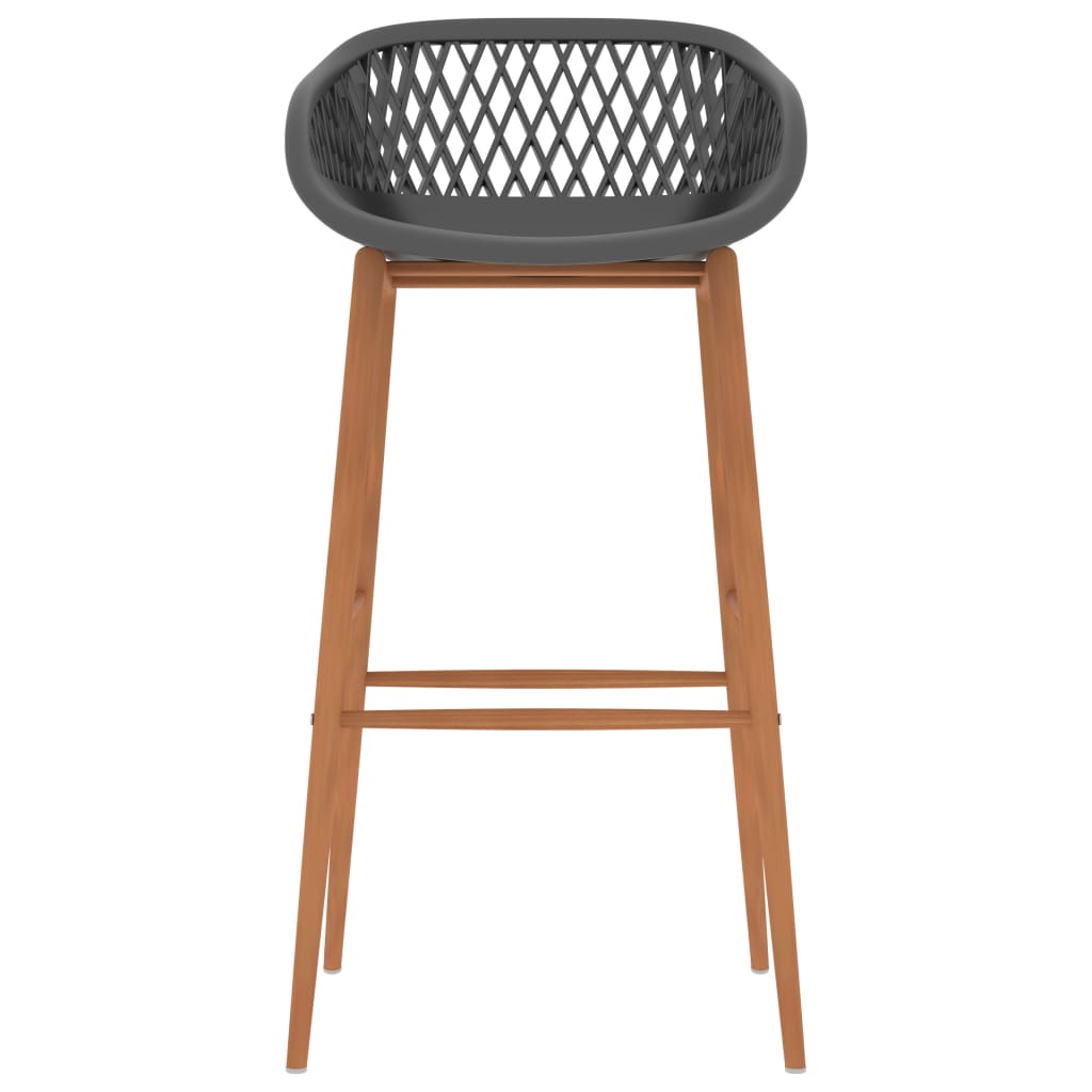 Barstoelen 4 st grijs is nu te koop bij PeponiXL, paradijselijk wonen!