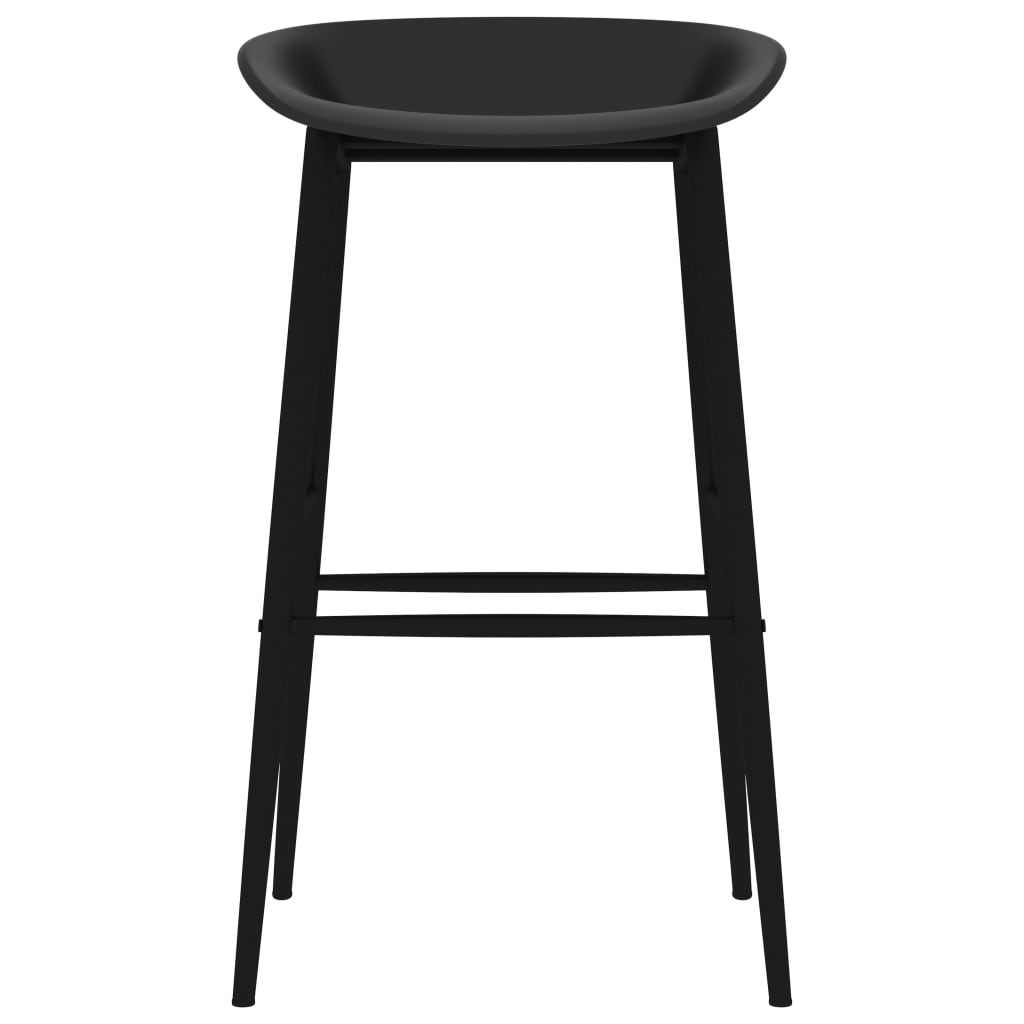 Barstoelen 4 st zwart is nu te koop bij PeponiXL, paradijselijk wonen!
